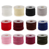 Maxbell 2pcs 20 Yard 10mm Wide Velvet Ribbon Roll for DIY Crafts