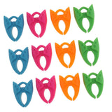 Maxbell 12Pcs Bobbin Holder + 100pcs Plastic Knitting Crochet Stitch Needle Clips