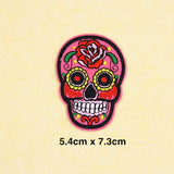 Maxbell 20pcs Mixed Embroidered Skull Butterfly Applique Sew Iron on Patches