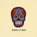Maxbell 20pcs Mixed Embroidered Skull Butterfly Applique Sew Iron on Patches