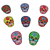 Maxbell 20pcs Mixed Embroidered Skull Butterfly Applique Sew Iron on Patches