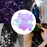 Maxbell 260x DIY Shiny Round Loose Sequins Paillettes Sewing DIY Crafts 16mm