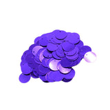 Pack of 130PCS Shiny Round Loose Sequins Paillettes Sewing Craft Jewelry Making Costume DIY Home Decor Ornaments 16mm Dark Purple