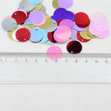 Maxbell 390x DIY Shiny Round Loose Sequins Paillettes Sewing Craft 16mm