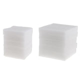 Maxbell 10 Pieces White Foam Needle Felting Pad Mat Wool Felt Accessories 15x20mm