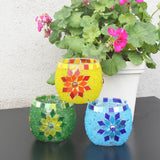 260g Assorted Square Round Vitreous Glass Mosaic Tiles for DIY Arts Crafts