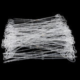 Maxbell 160x Heart Head Straight Clear Plastic Card Holder Floral Pick Party Supply