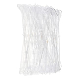 Maxbell 160x Heart Head Straight Clear Plastic Card Holder Floral Pick Party Supply