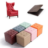 Maxbell 2pcs Leather Square Fabric Sheet for DIY Sewing Bag Craft Material 50x50cm