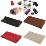 Maxbell 2pcs Leather Square Fabric Sheet for DIY Sewing Bag Craft Material 50x50cm