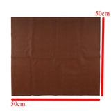 Maxbell 2pcs Leather Square Fabric Sheet for DIY Sewing Bag Craft Material 50x50cm