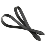 2 Pieces DIY Leather Purse Bag Handle Straps 60cm Black