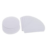 Maxbell 80 Pieces Flower Shape Paper Quilting Templates for Sewing Craft 56mm/71mm