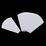 Maxbell 80 Pieces Flower Shape Paper Quilting Templates for Sewing Craft 39mm/56mm