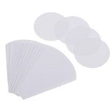 Maxbell 80 Pieces Flower Shape Paper Quilting Templates for Sewing Craft 39mm/56mm