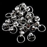 Maxbell 40Pcs Ball post with Round Ring Swivel Screw Back Rivets for Leathercrafts