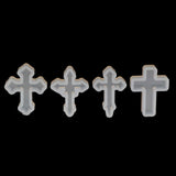 40x4 Pieces Cross Shape Silicone Pendant DIY Molds for Resin Jewelry Making