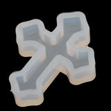 40x4 Pieces Cross Shape Silicone Pendant DIY Molds for Resin Jewelry Making