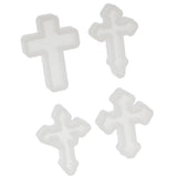 40x4 Pieces Cross Shape Silicone Pendant DIY Molds for Resin Jewelry Making
