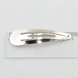 Maxbell 20pcs Sliver Metal Hairpins Hair Clips Snap Barrette Water Drop Design