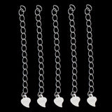 5 Piece 925 Sterling Silver Extender Chain for Jewelry Making Findings 5cm