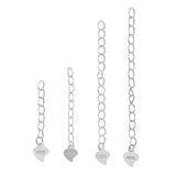 5 Piece 925 Sterling Silver Extender Chain for Jewelry Making Findings 5cm