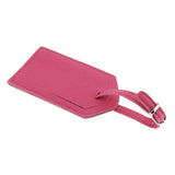 Maxbell 2 Packs PU Travel Luggage Tags Name ID Address Holder Suitcase Luggage Label