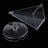 Maxbell Pyramid Sphere Square Shaped Candle Mould Plastic Candle Moldel DIY Molds