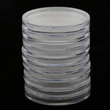 10 Pieces Clear Coin Capsules Containers Holders Collectors Gift  46mm