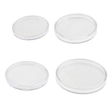 10 Pieces Clear Coin Capsules Containers Holders Collectors Gift  46mm