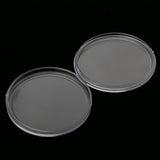 10 Pieces Clear Coin Capsules Containers Holders Collectors Gift  46mm