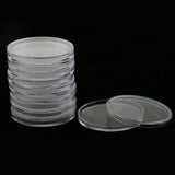 10 Pieces Clear Coin Capsules Containers Holders Collectors Gift  46mm