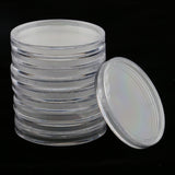 10 Pieces Clear Coin Capsules Containers Holders Collectors Gift  46mm