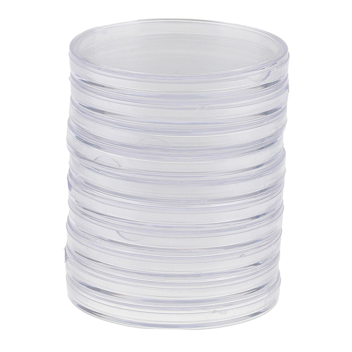 Maxbell 10 Pieces Clear Coin Capsules Containers Holders Collectors Gift  55mm