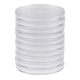 10 Pieces Clear Coin Capsules Containers Holders Collectors Gift  55mm