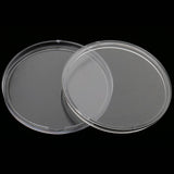 10 Pieces Clear Coin Capsules Containers Holders Collectors Gift  55mm