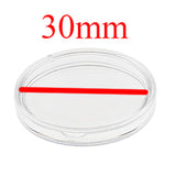 Maxbell 200x Clear Round Plastic Coin Capsules Container Storage Holder Case 30/37mm