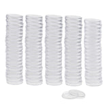 Maxbell 200x Clear Round Plastic Coin Capsules Container Storage Holder Case 30/37mm