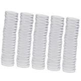 Maxbell 200pcs Clear Round Plastic Coin Capsules Container Storage Holder Case 38mm