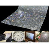Maxbell 2XCrystal Rhinestone Self Adhesive Sticker Sheet Car Phone Decor multi-color
