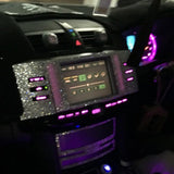 Maxbell 2XCrystal Rhinestone Self Adhesive Sticker Sheet Car Phone Decor multi-color