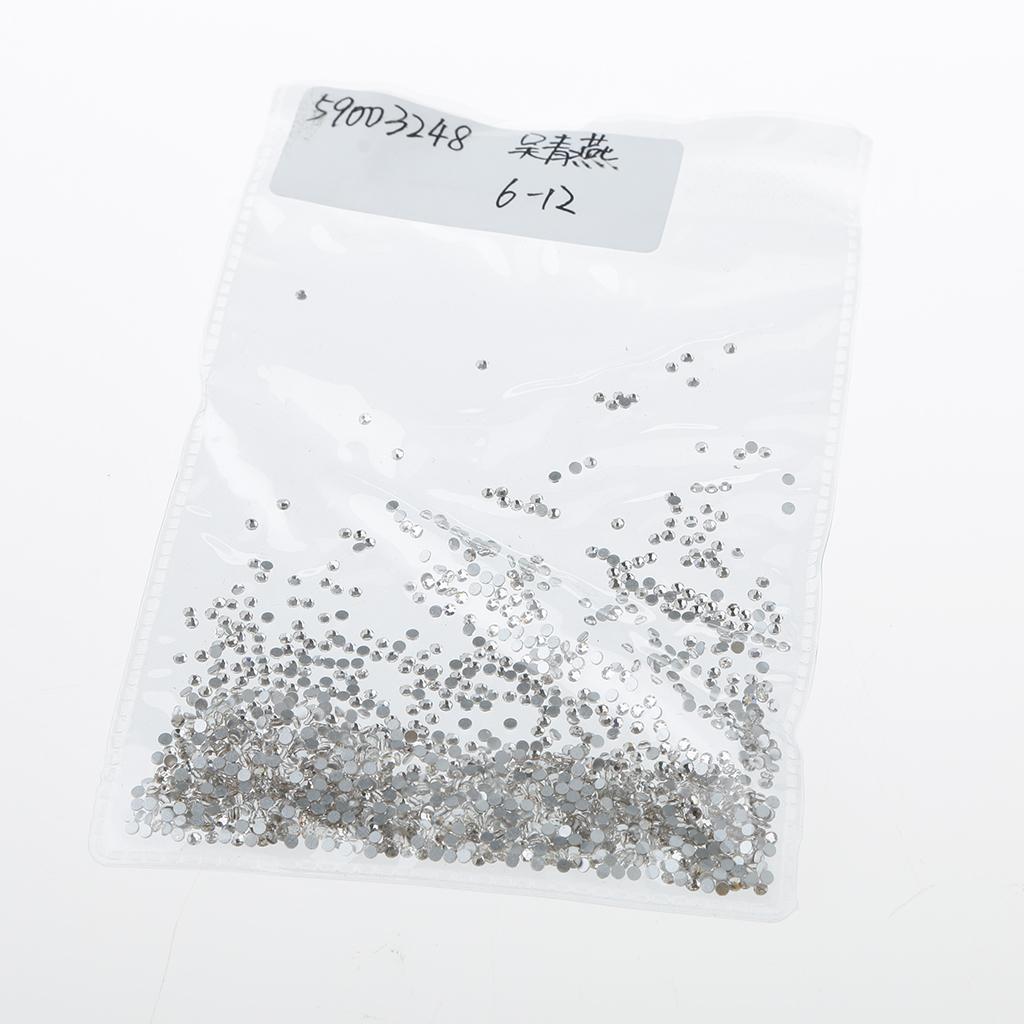 Maxbell Maxbell 1440 Pieces Nail Art Rhinestone Crystal DIY Decoration 1.6 mm