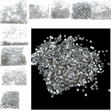 Maxbell Maxbell 1440 Pieces Nail Art Rhinestone Crystal DIY Decoration 2.5 mm
