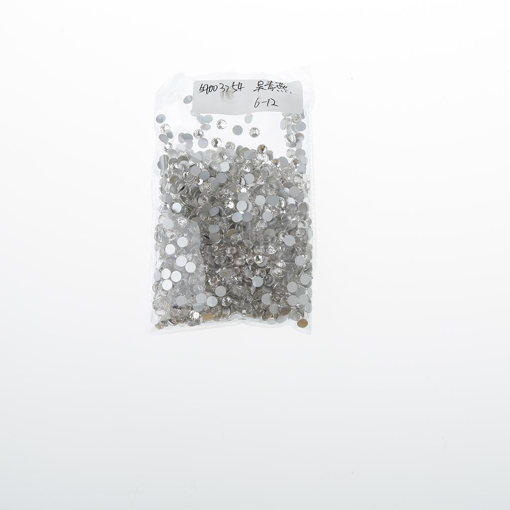 Maxbell Maxbell 1440 Pieces Nail Art Rhinestone Crystal DIY Decoration 5 mm