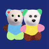 Maxbell 25Pcs Rabbit /Bear Shaped   Foam Ornaments for DIY Modelling Crafts