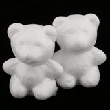 Maxbell 25Pcs Rabbit /Bear Shaped   Foam Ornaments for DIY Modelling Crafts