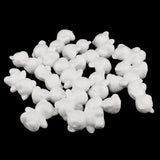 Maxbell 25Pcs Rabbit /Bear Shaped   Foam Ornaments for DIY Modelling Crafts