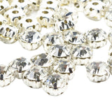 Maxbell 200x Handmade Diamante Sew On Crystal Rhinestone Beads Embellishment 7mm 8mm