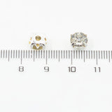 Maxbell 200x Handmade Diamante Sew On Crystal Rhinestone Beads Embellishment 7mm 8mm
