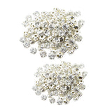 Maxbell 200x Handmade Diamante Sew On Crystal Rhinestone Beads Embellishment 7mm 8mm